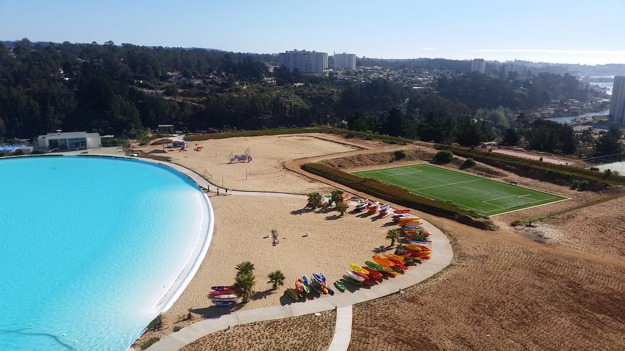 Algarrobo, Laguna Bahia Espectacular Bagian luar foto