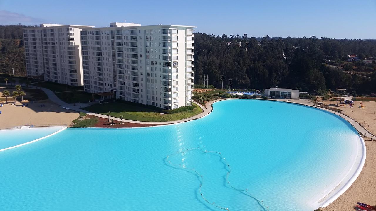 Algarrobo, Laguna Bahia Espectacular Bagian luar foto